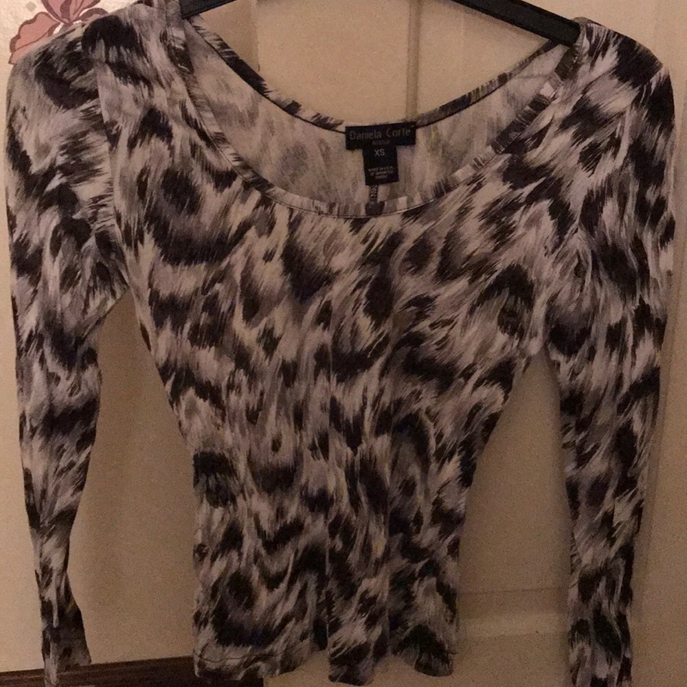 Daniela Corte animal print top